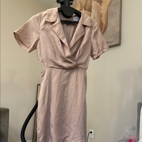 Le Lis Pink Tan Sheath Mini Dress - Picture 3 of 3